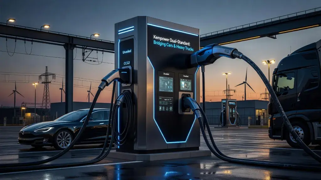 Kempower Unveils Dual-Standard Charger Bridging Cars and Heavy Trucks